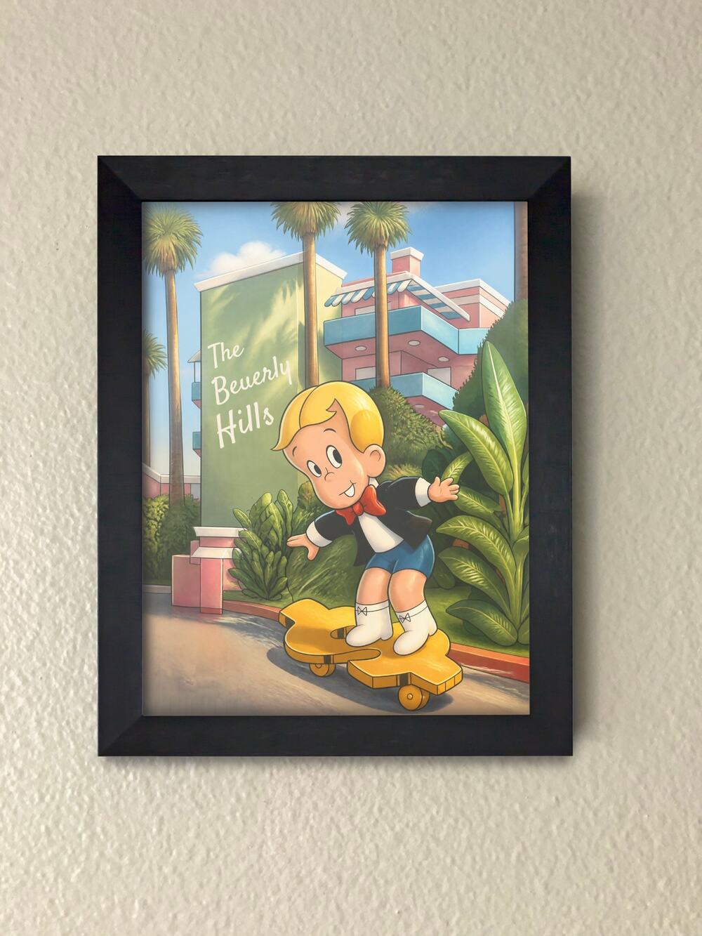 Richie Rich Beverly Hills Money Motivational Framed Wall Art